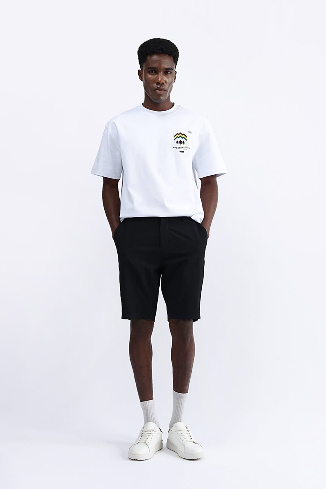 PATCH EMBROIDERED OVERSIZE TEE