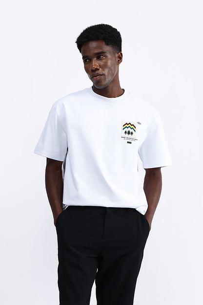 PATCH EMBROIDERED OVERSIZE TEE