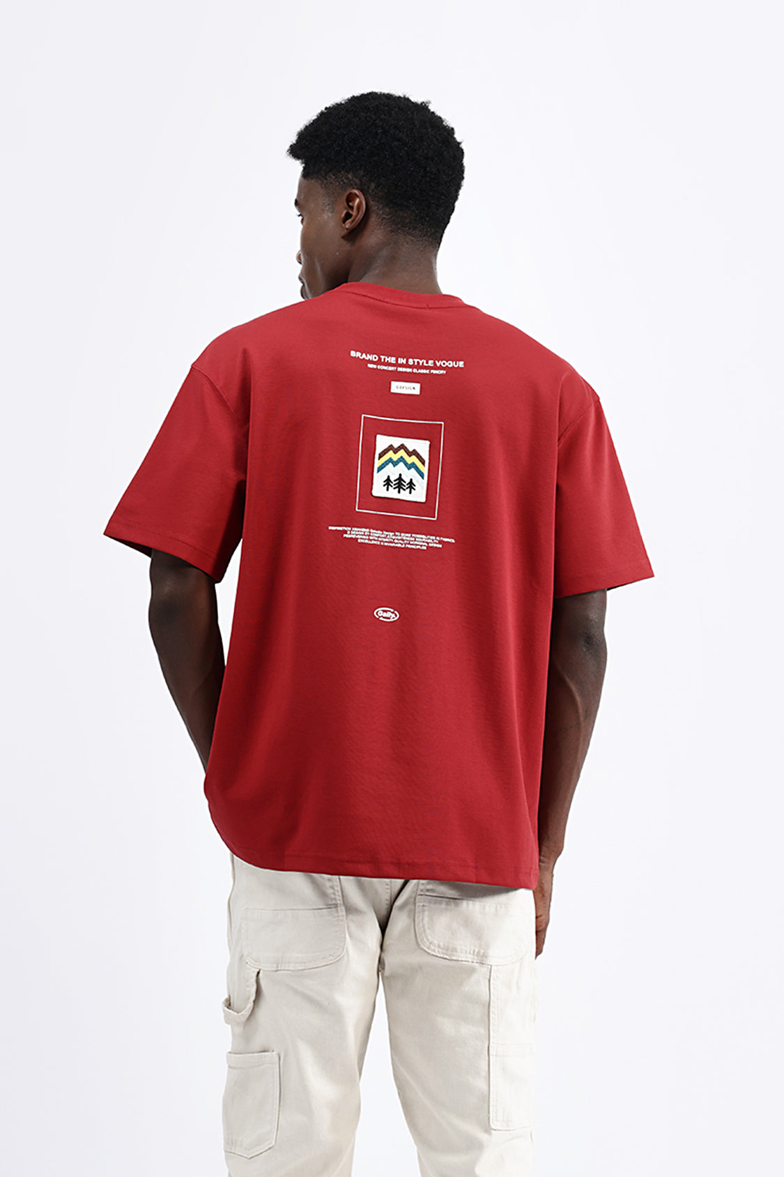 PATCH EMBROIDERED OVERSIZE TEE