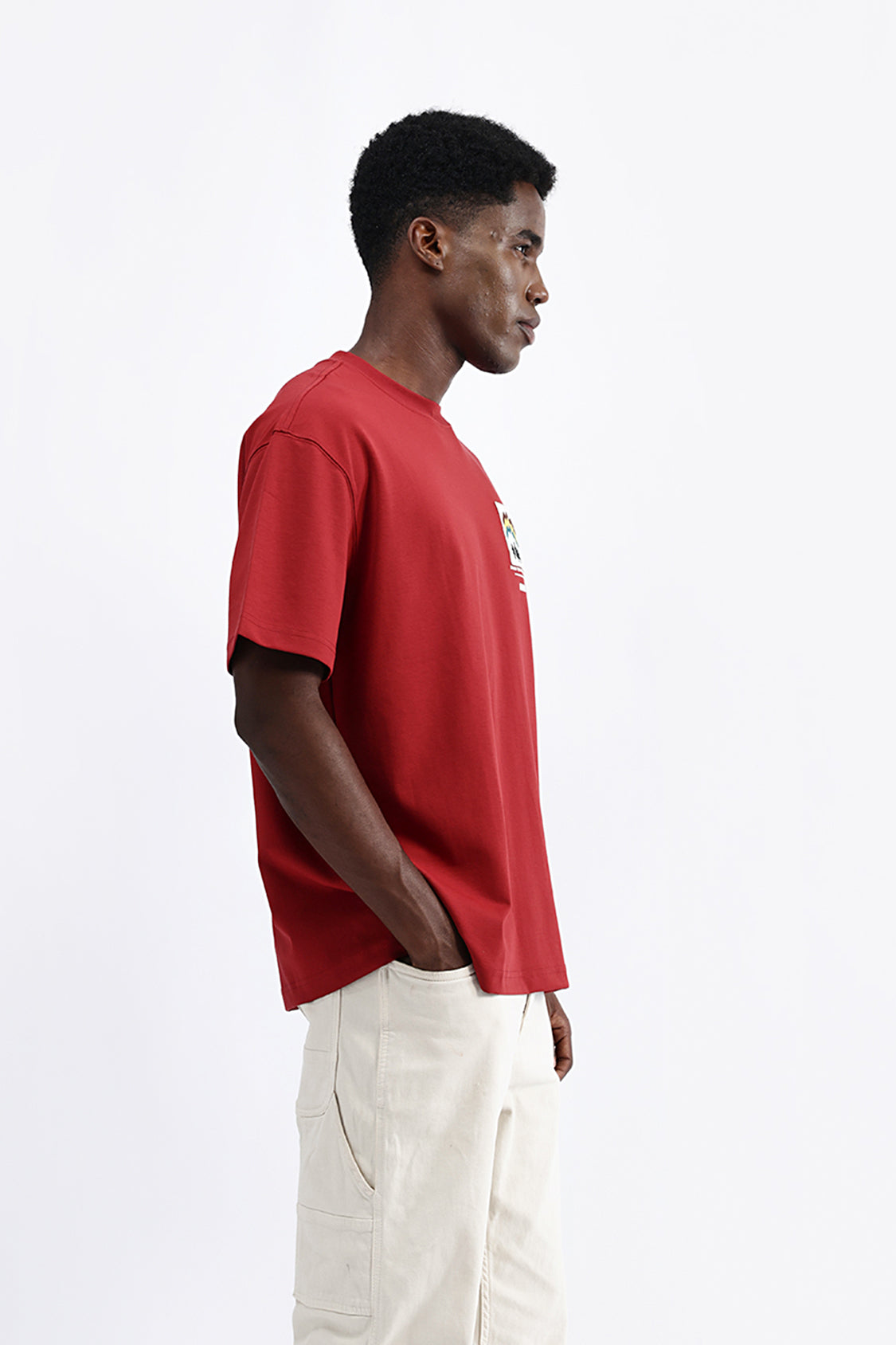 PATCH EMBROIDERED OVERSIZE TEE