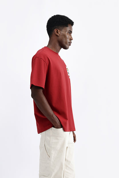 PATCH EMBROIDERED OVERSIZE TEE