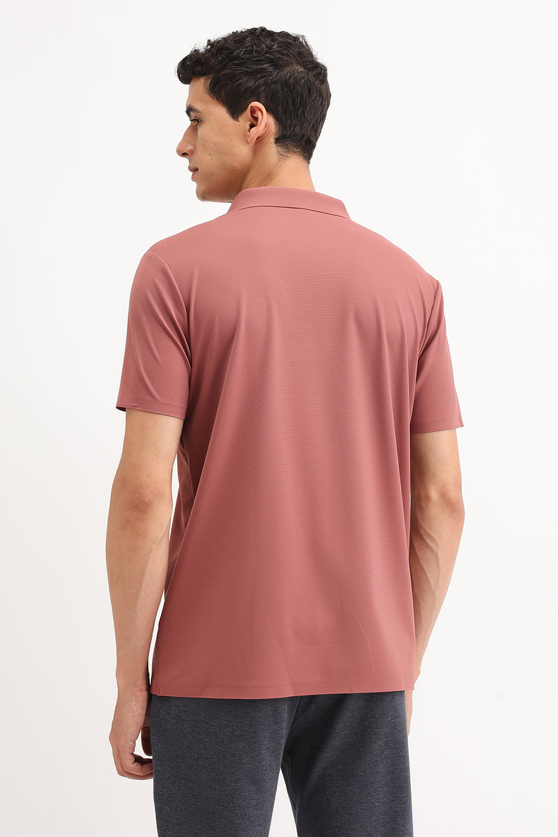 PLAIN SLIM FIT POLO T-SHIRT