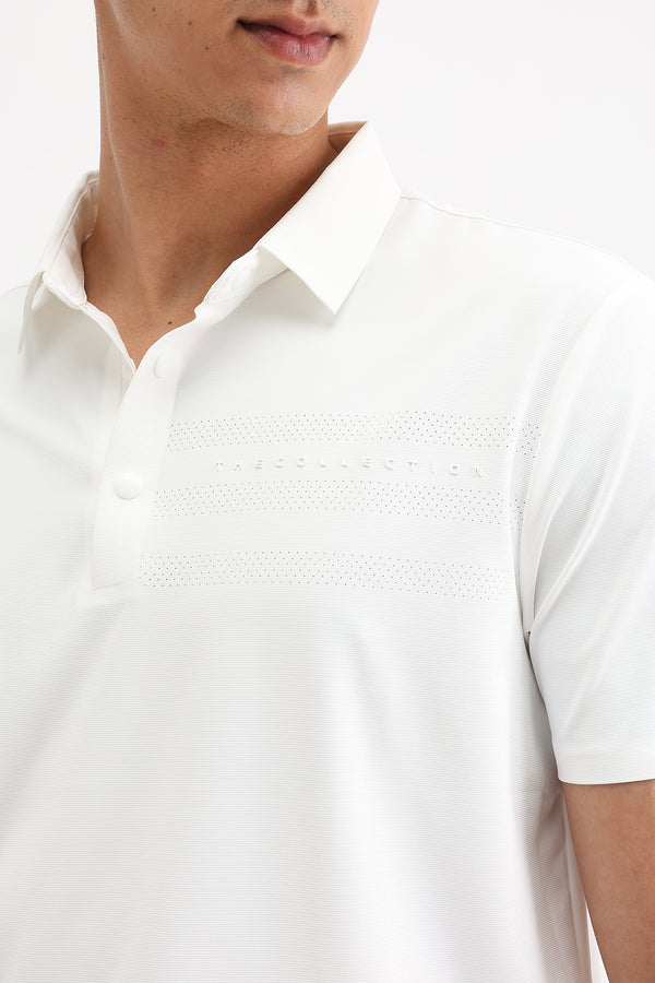PLAIN SLIM FIT POLO T-SHIRT
