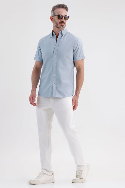 BLUE FOG OXFORD SHIRT