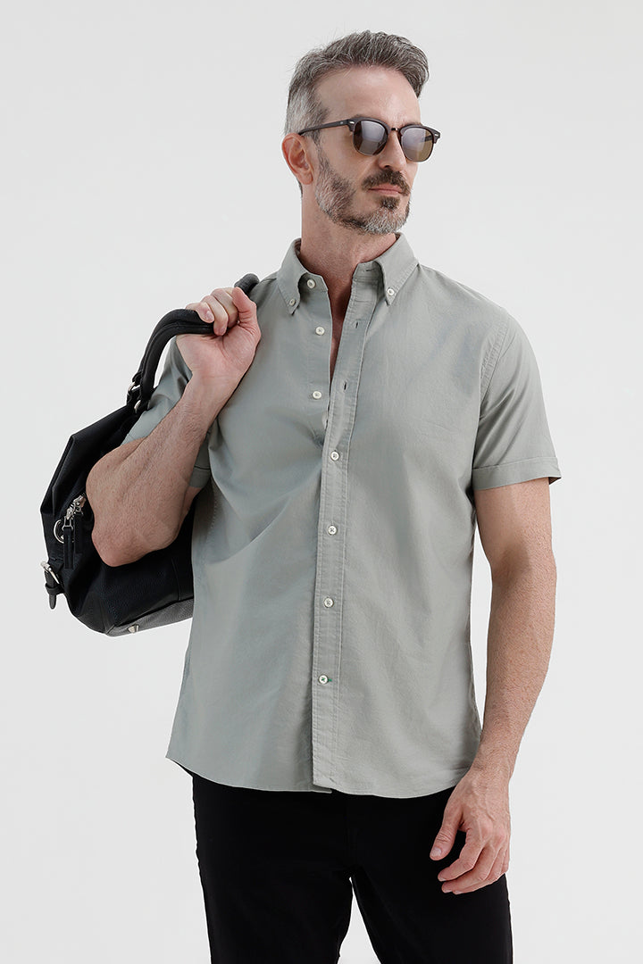 NATURE GREY OXFORD SHIRT