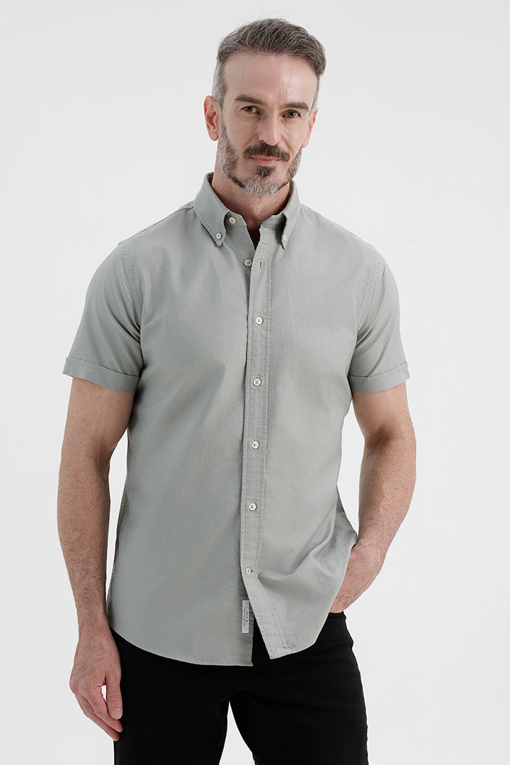 NATURE GREY OXFORD SHIRT