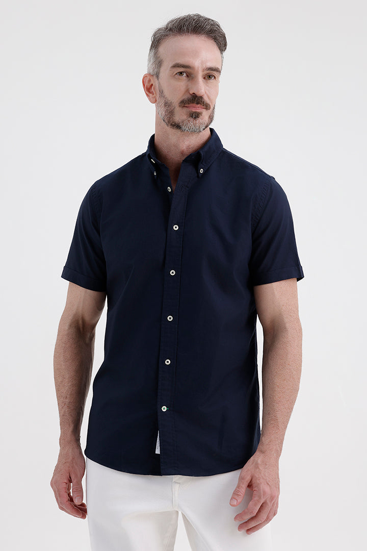NAVY OXFORD SHIRT