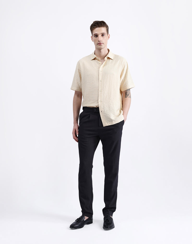 HALF SLEEVES TEXURED SHIRT
