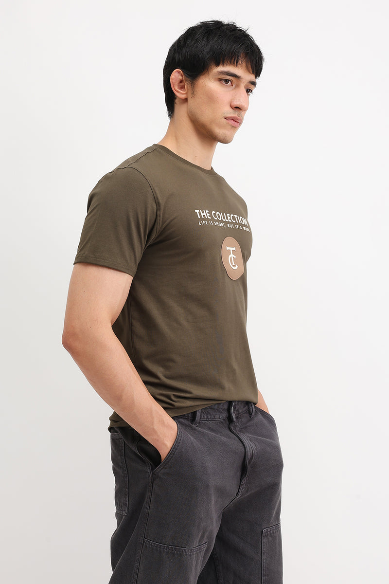 LABEL PRINT T-SHIRT