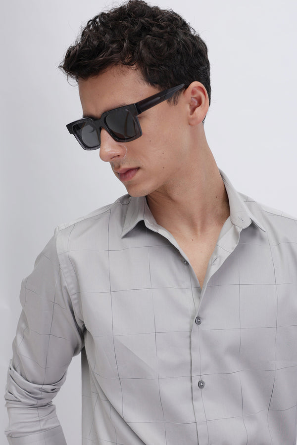 SLIM FIT CASUAL CHECKERED SHIRT