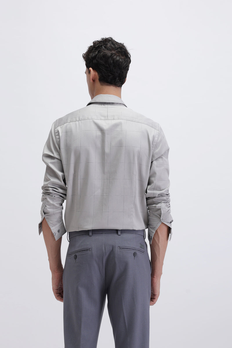 SLIM FIT CASUAL CHECKERED SHIRT