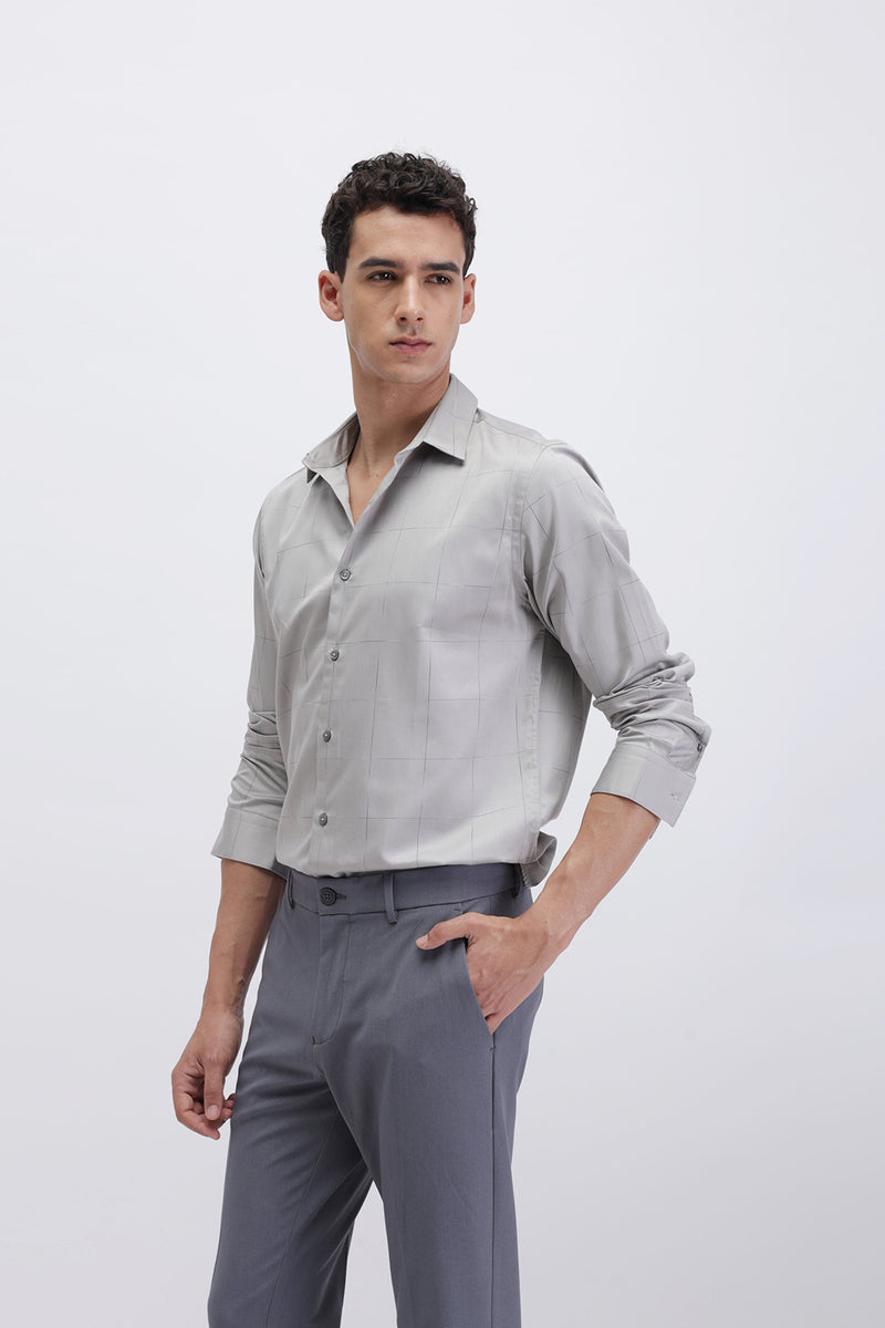 SLIM FIT CASUAL CHECKERED SHIRT