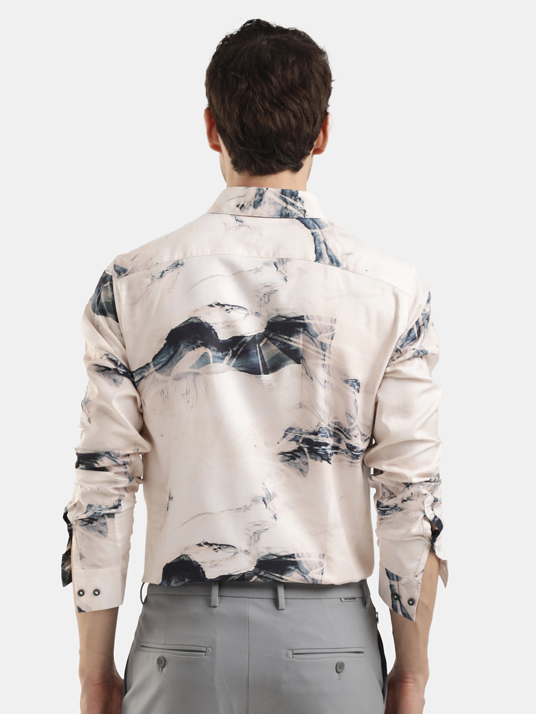 ABSTRACT PRINT FULL SLEEVES SHIRT