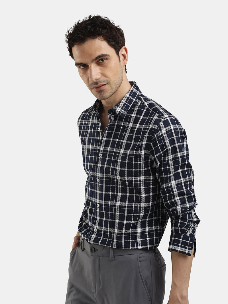 CHECKED FULL SLEEVES SHIRT