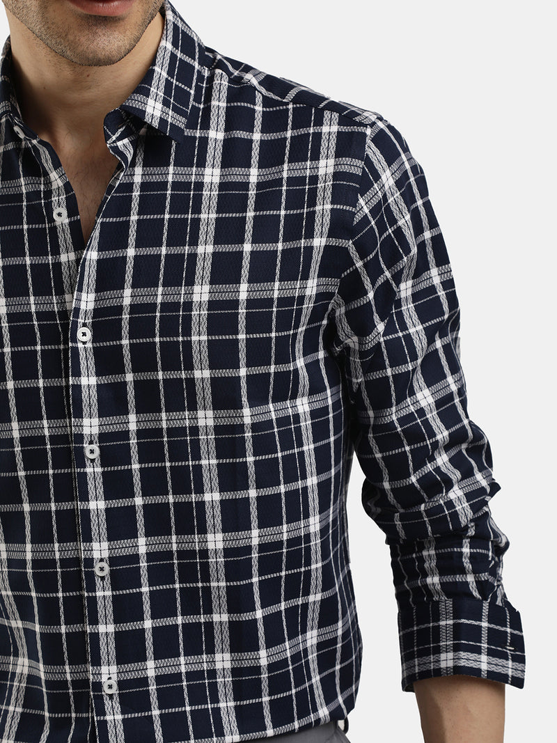 CHECKED FULL SLEEVES SHIRT