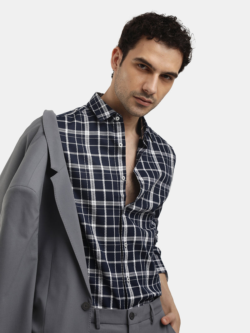 CHECKED FULL SLEEVES SHIRT