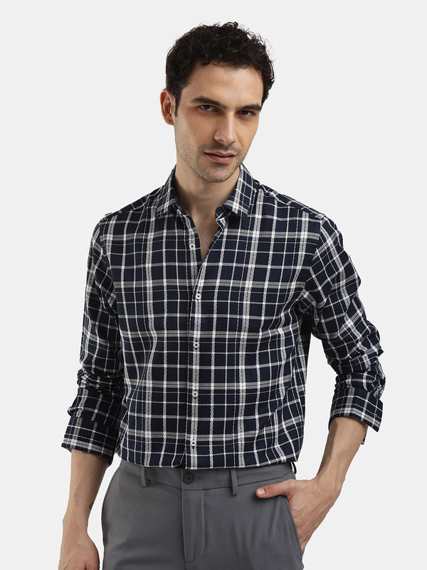CHECKED FULL SLEEVES SHIRT