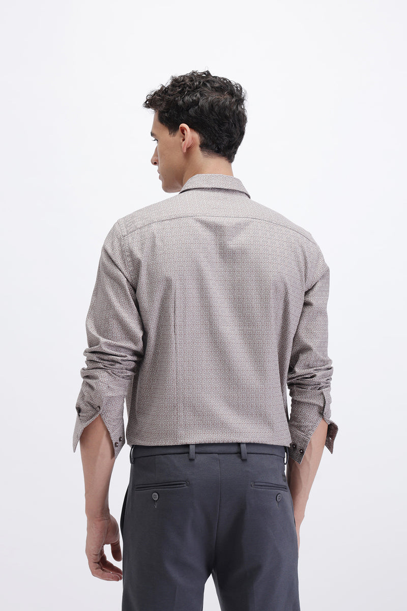 GEOMETRIC PRINTED SHIRT