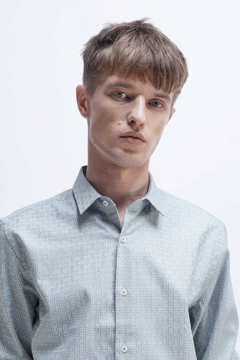 GEOMETRIC PRINTED SHIRT