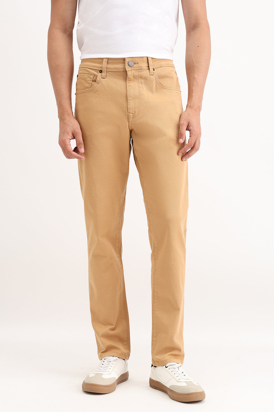 REGULAR FIT COLORED JEANS