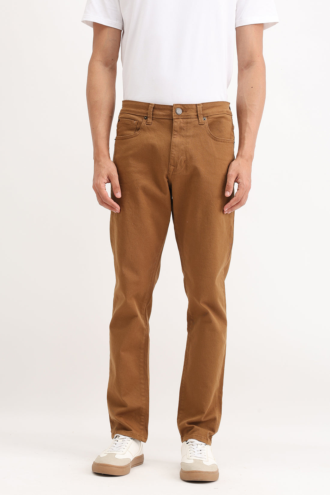 REGULAR FIT COLORED JEANS