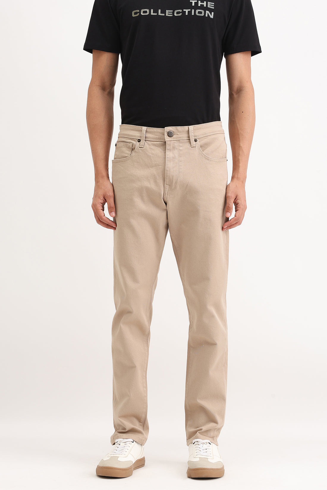 REGULAR FIT COLORED JEANS