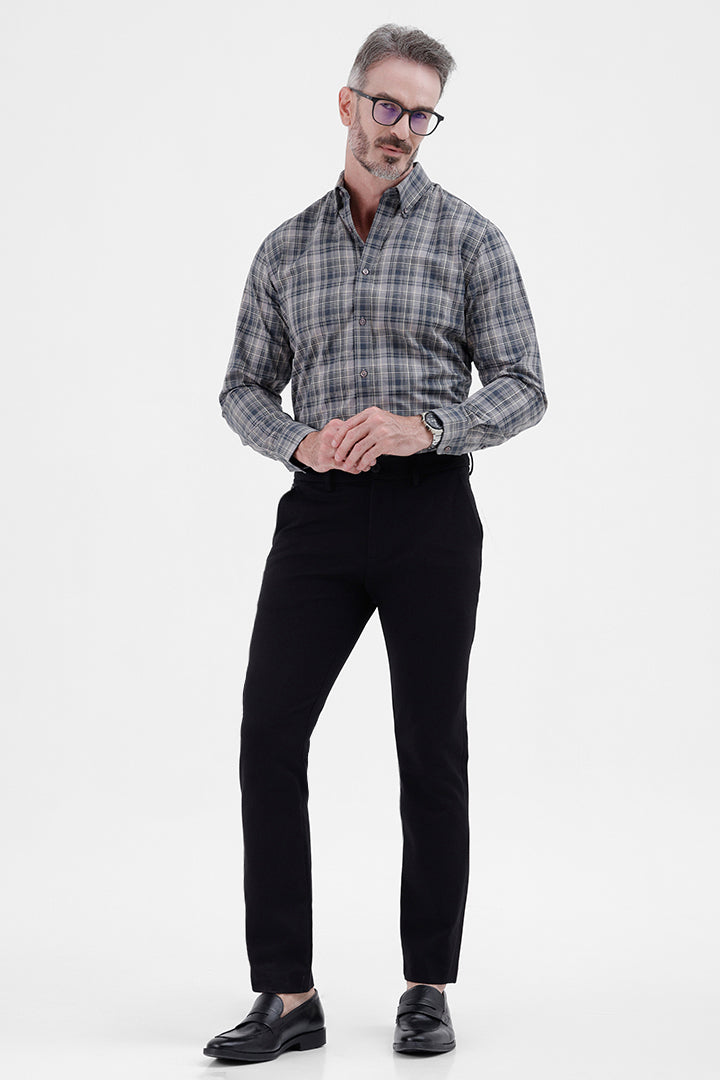 ROSE QUARTZ COTTON CHECK SHIRT