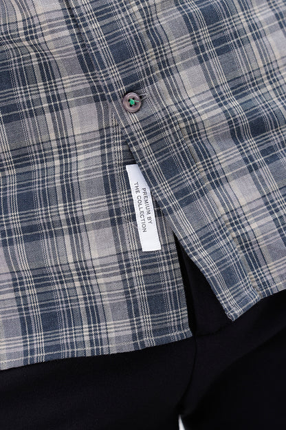 ROSE QUARTZ COTTON CHECK SHIRT
