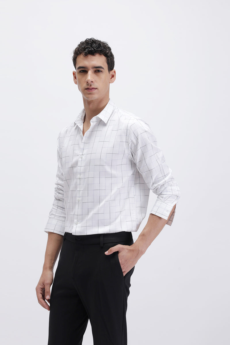 SLIM FIT CHECKED SHIRT