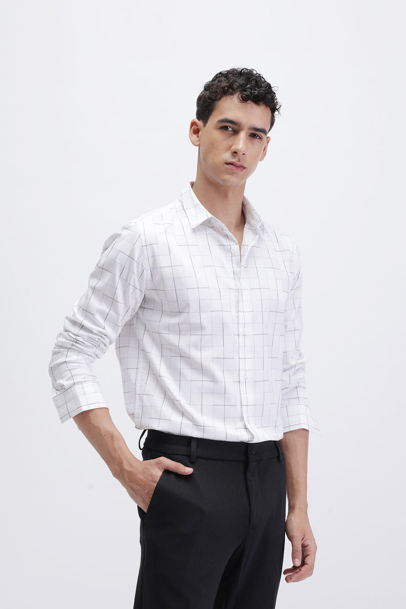 SLIM FIT CHECKED SHIRT