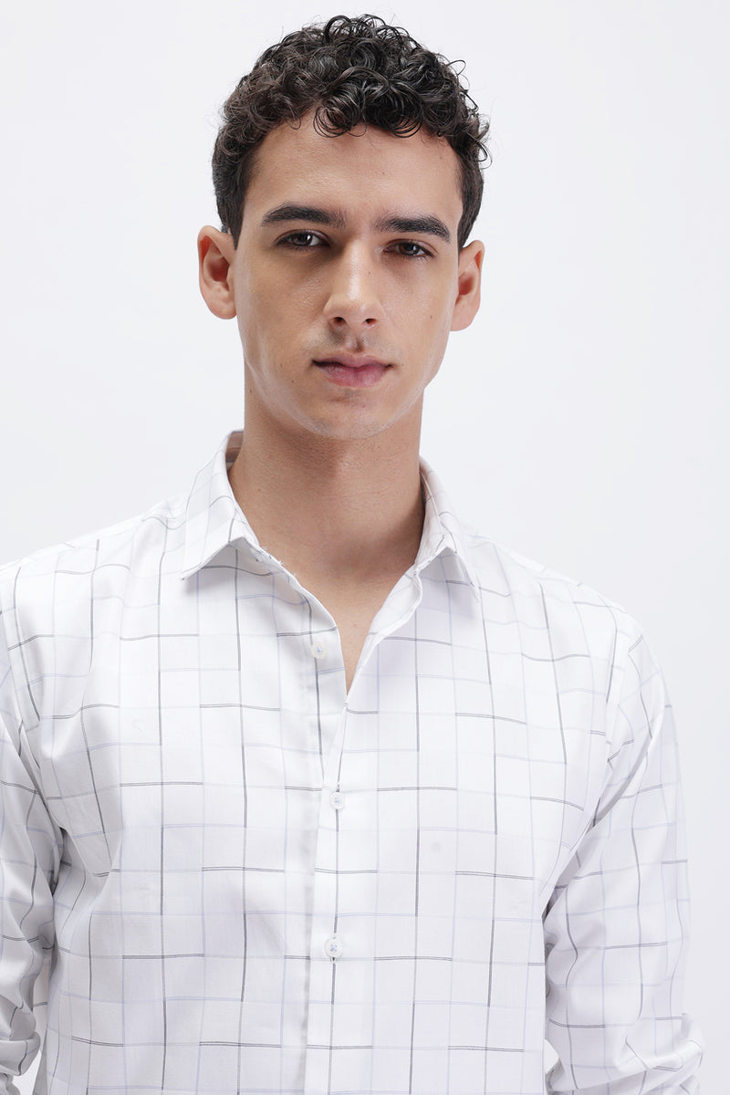 SLIM FIT CHECKED SHIRT