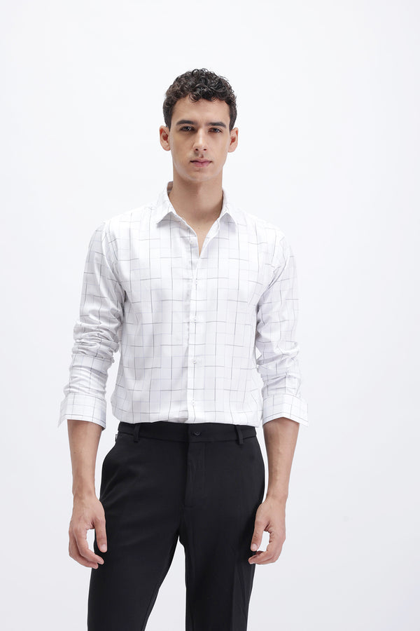 SLIM FIT CHECKED SHIRT