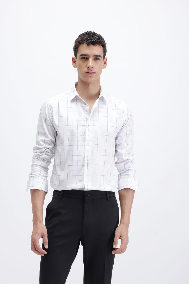 SLIM FIT CHECKED SHIRT