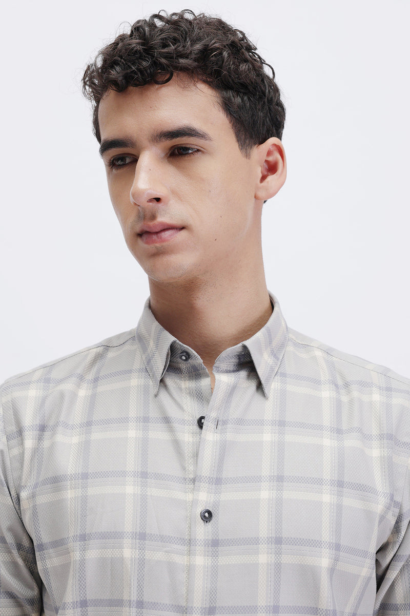 SLIM FIT CHECKED SHIRT