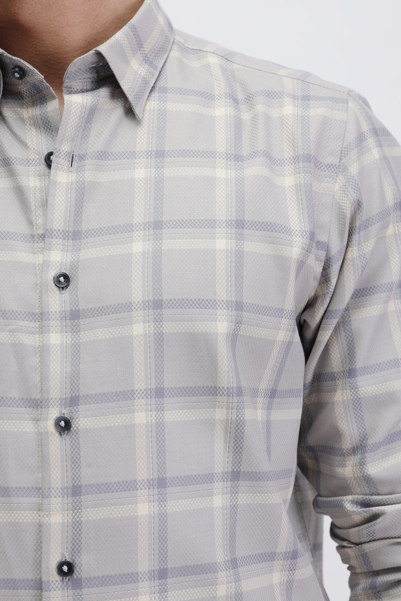 SLIM FIT CHECKED SHIRT