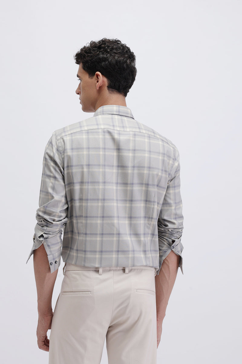SLIM FIT CHECKED SHIRT