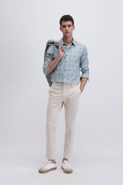 SLIM FIT CHECKED SHIRT