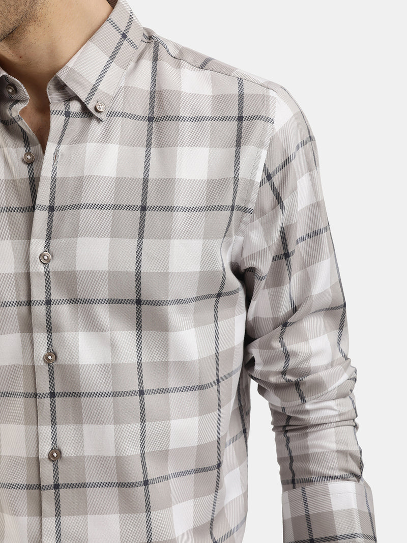 FULL SLEEVES CHECKED SHIRT