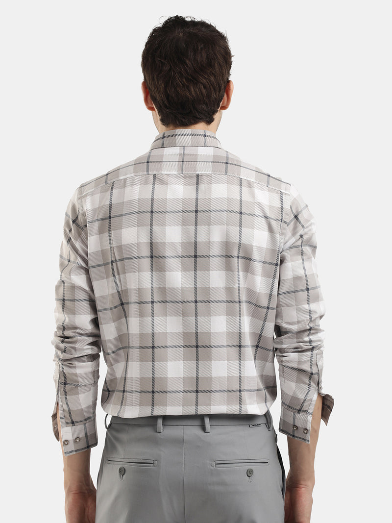 FULL SLEEVES CHECKED SHIRT
