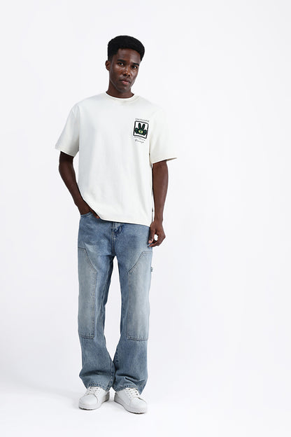 PATCH EMBROIDERED OVERSIZE TEE