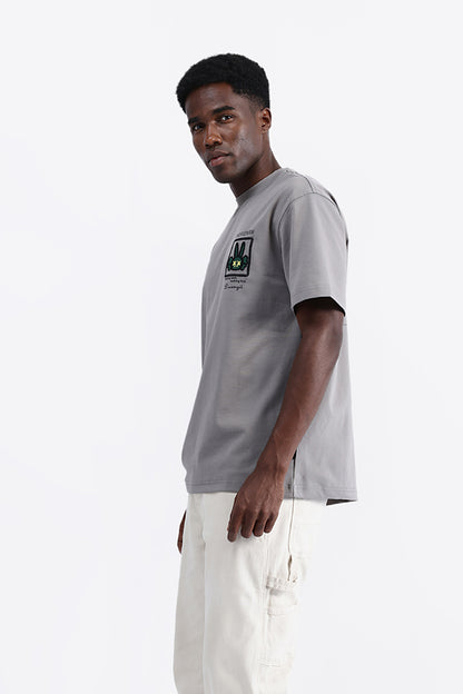 PATCH EMBROIDERED OVERSIZE TEE