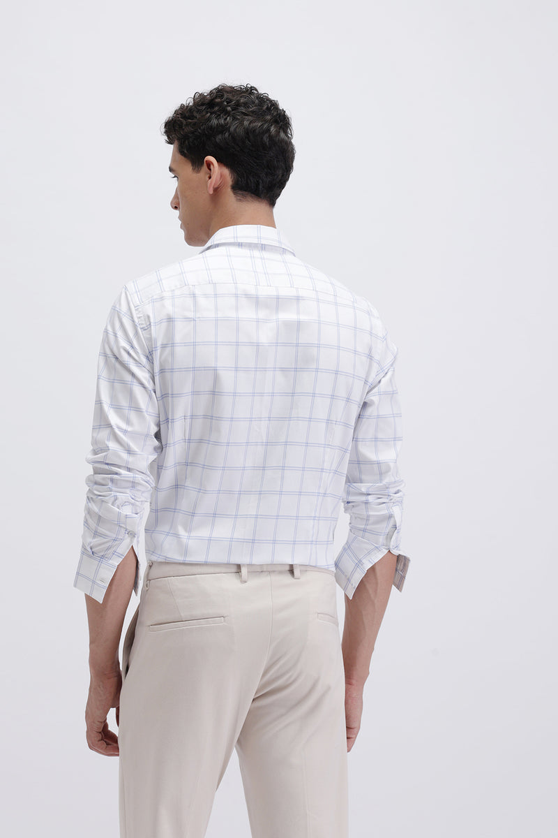 SLIM FIT CHECKERED SHIRT