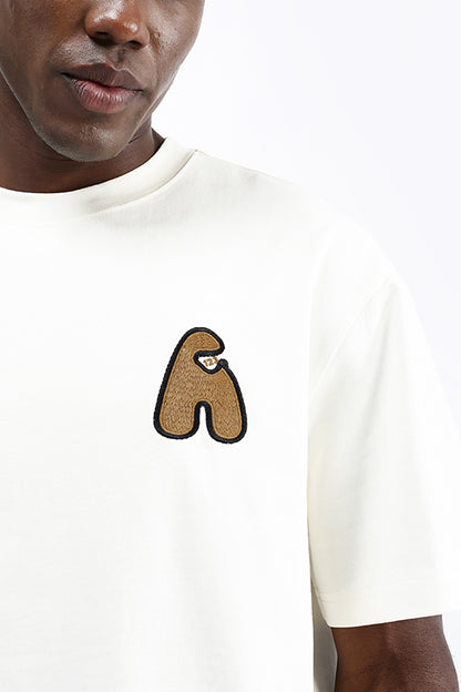 EMBROIDERED OVERSIZED TEE