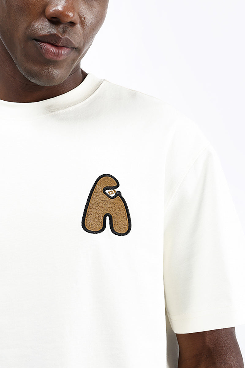 EMBROIDERED OVERSIZED TEE