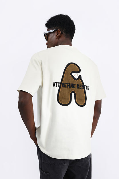 EMBROIDERED OVERSIZED TEE