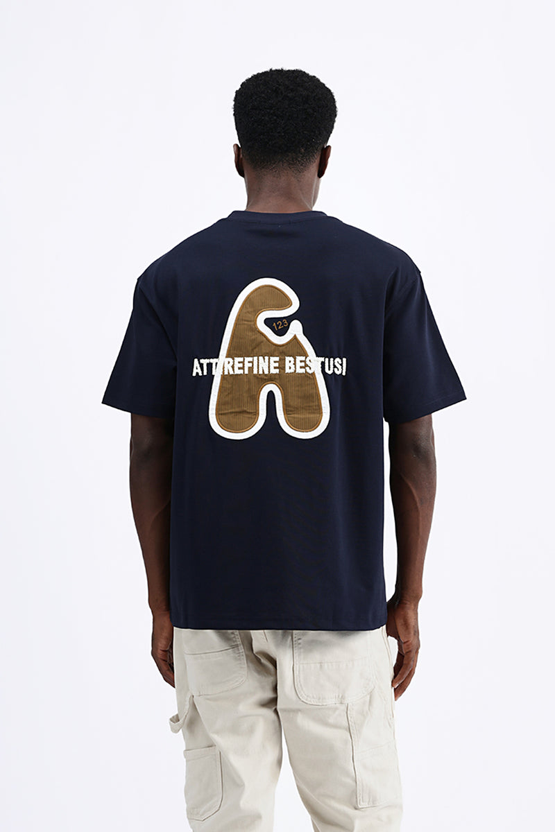 EMBROIDERED OVERSIZED TEE