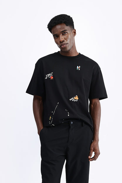 GRAPHIC PRINT OVERSIZED TEE