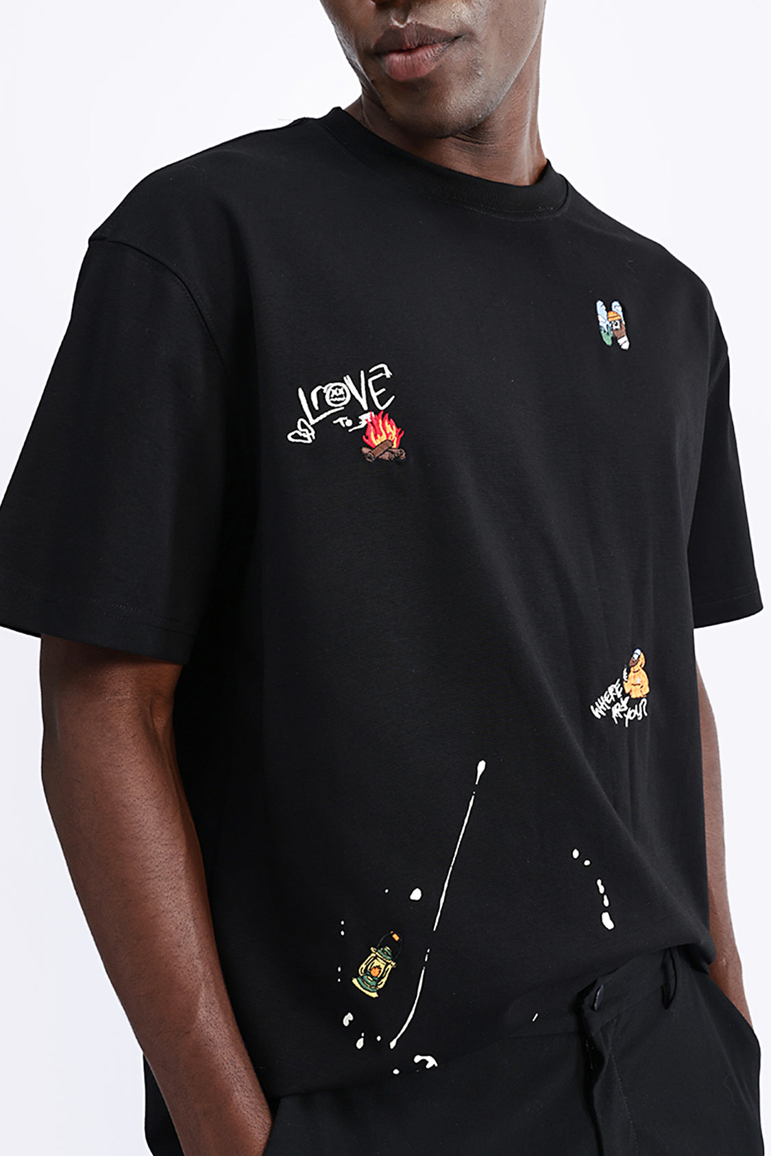 GRAPHIC PRINT OVERSIZED TEE