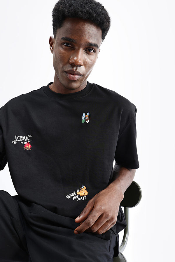 GRAPHIC PRINT OVERSIZED TEE