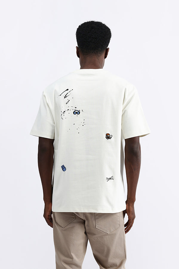 GRAPHIC PRINT OVERSIZED TEE